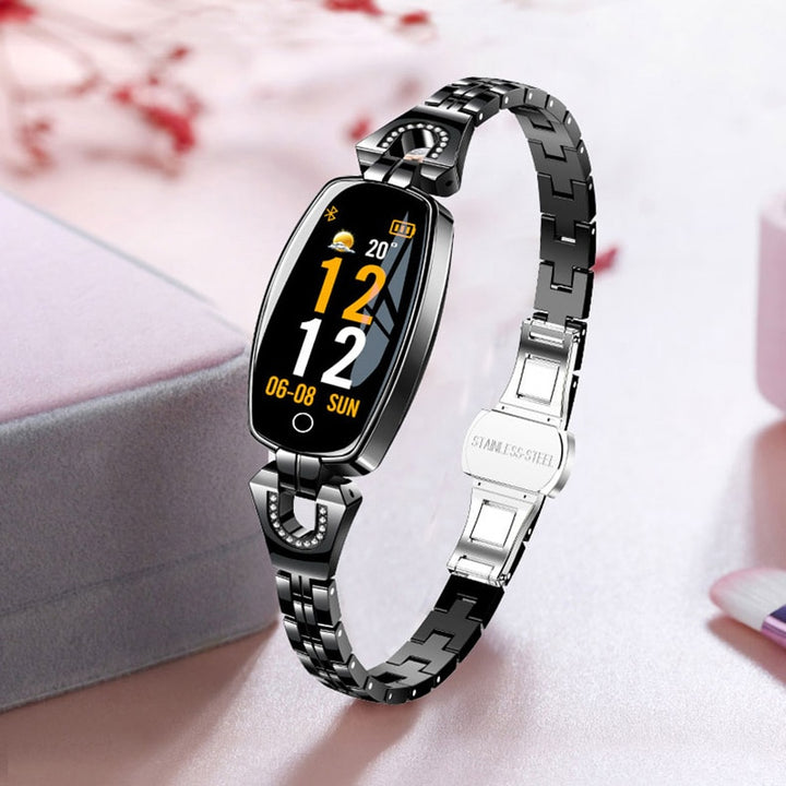 2021 H8 and H8 pro Women Smartwatch Heart Rate Monitor Blood Pressure Smart watch Band  Fitness Tracker lady bracelet Wristband freeshipping - Etreasurs