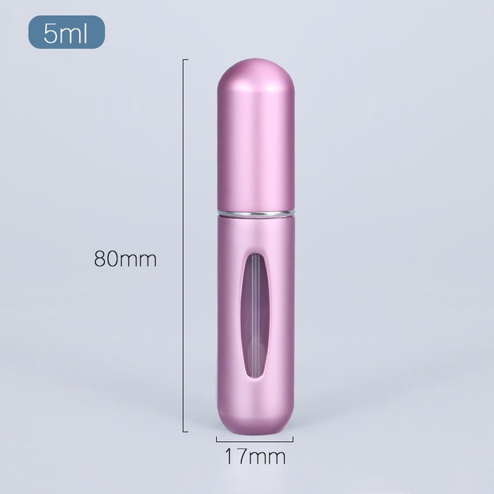 5ml Perfume Atomizer Portable Liquid Container For Cosmetics Mini Aluminum Spray Alcochol Empty Bottle  Refillable For Traveling freeshipping - Etreasurs