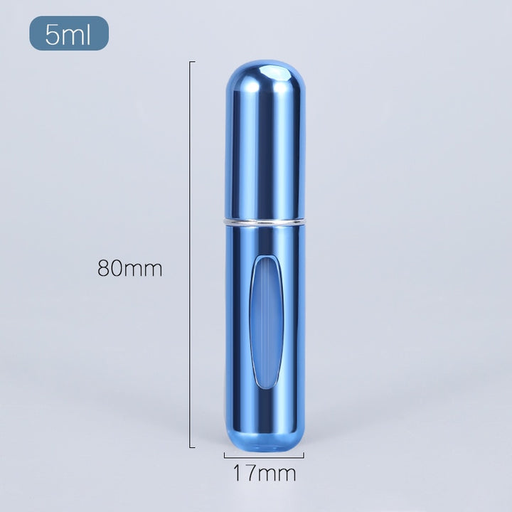 5ml Perfume Atomizer Portable Liquid Container For Cosmetics Mini Aluminum Spray Alcochol Empty Bottle  Refillable For Traveling freeshipping - Etreasurs