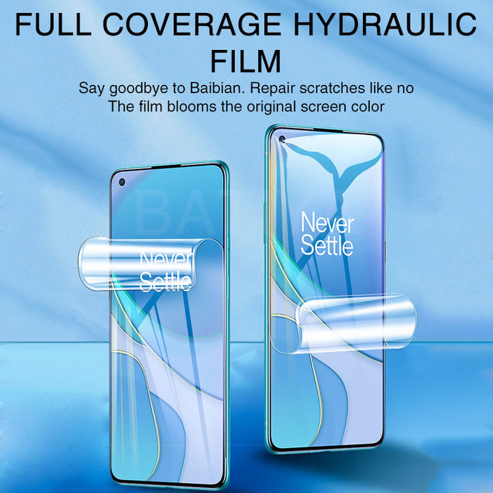 Hydrogel Film on the Screen Protector For OnePLus 7T 6T 5T 8T Pro Full Cover Soft Screen Protector For OnePLus 7 6 5 8 9 9R Nord freeshipping - Etreasurs