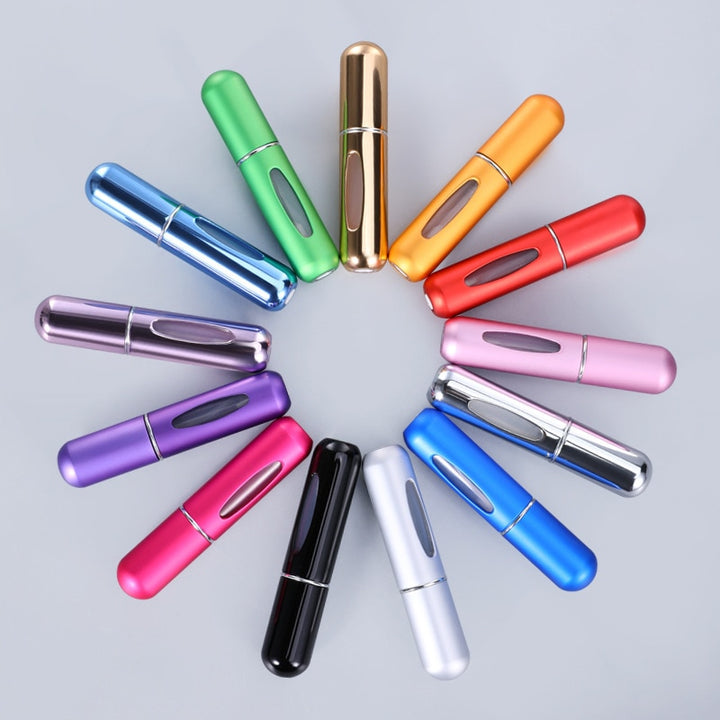 5ml Perfume Atomizer Portable Liquid Container For Cosmetics Mini Aluminum Spray Alcochol Empty Bottle  Refillable For Traveling freeshipping - Etreasurs