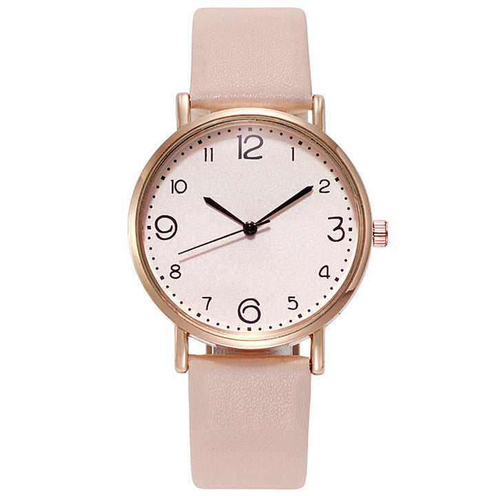 New Women Luxury Quartz Alloy Watch Ladies Fashion Stainless Steel Dial Casual Bracele Watch Leather Wristwatch Zegarek Damski freeshipping - Etreasurs