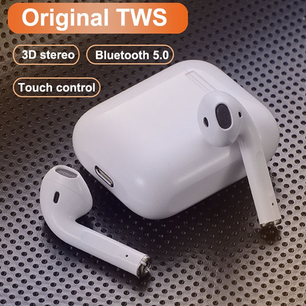 Original i12 tws Stereo Wireless 5.0 Bluetooth Earphone Earbuds Headset With Charging Box For iPhone Android Xiaomi smartphones freeshipping - Etreasurs