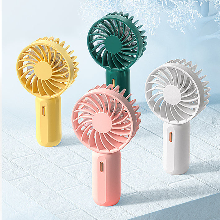 New Arrival KC Battery USB Rechargeable Kids Hand Fan Portable Personal Desktop Mini Handheld Fan For Office Home Outdoor Travel freeshipping - Etreasurs