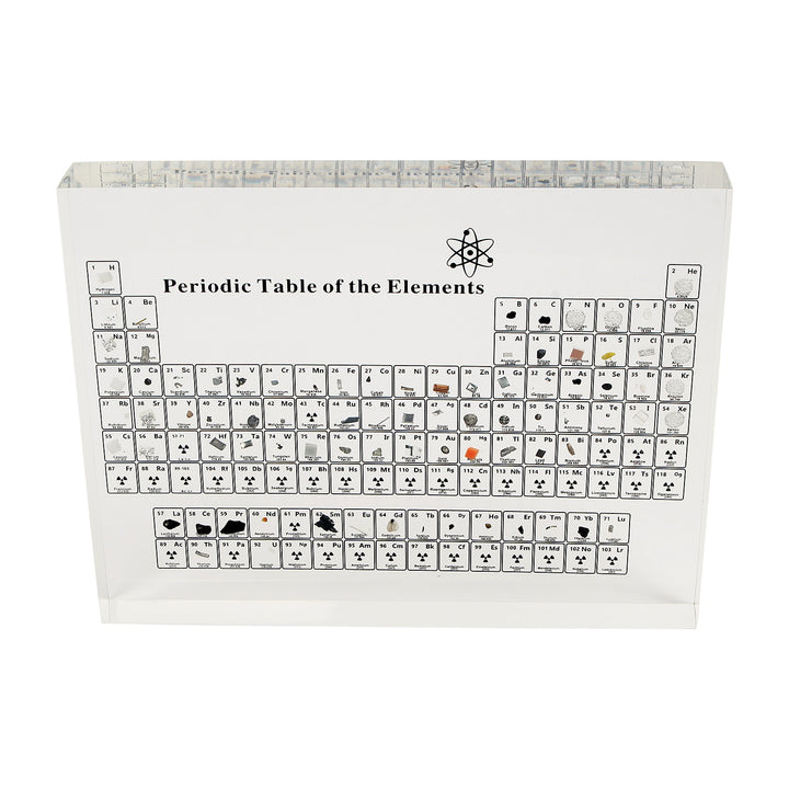 Acrylic Periodic Table with Real Elements Samples Letter Decoration Kids Teaching School Display Chemical Element Home Decor freeshipping - Etreasurs