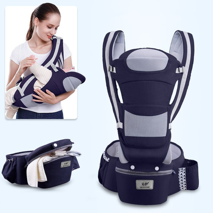 New 0-48 Month Ergonomic Baby Carrier Infant Baby Hipseat Carrier 3 In 1 Front Facing Ergonomic Kangaroo Baby Wrap Sling freeshipping - Etreasurs