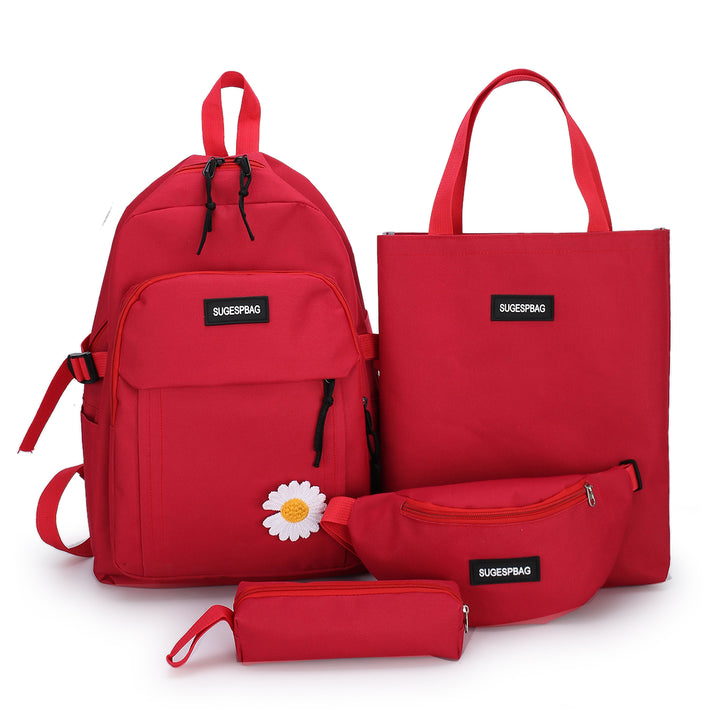 New design fashion 4 pcs per set girls bags school backpacks set for teens freeshipping - Etreasurs