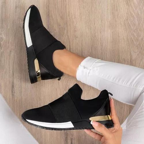 Vulcanize Shoes Sneakers Women Shoes Ladies Slip-On Knit Solid Color Sneakers for Female Sport Mesh Casual Shoes for Women 2021 freeshipping - Etreasurs