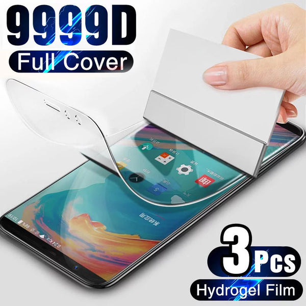 Hydrogel Film on the Screen Protector For OnePLus 7T 6T 5T 8T Pro Full Cover Soft Screen Protector For OnePLus 7 6 5 8 9 9R Nord freeshipping - Etreasurs