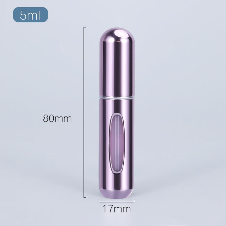 5ml Perfume Atomizer Portable Liquid Container For Cosmetics Mini Aluminum Spray Alcochol Empty Bottle  Refillable For Traveling freeshipping - Etreasurs