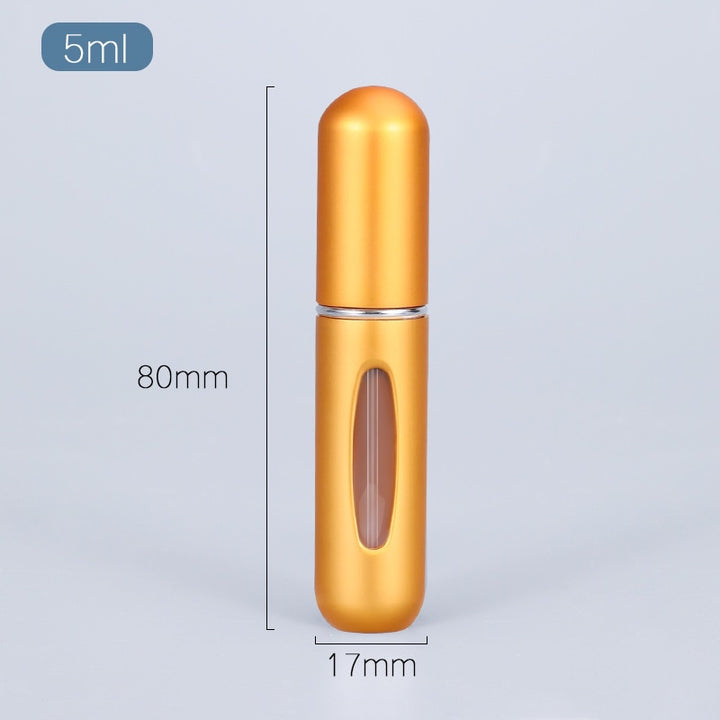 5ml Perfume Atomizer Portable Liquid Container For Cosmetics Mini Aluminum Spray Alcochol Empty Bottle  Refillable For Traveling freeshipping - Etreasurs