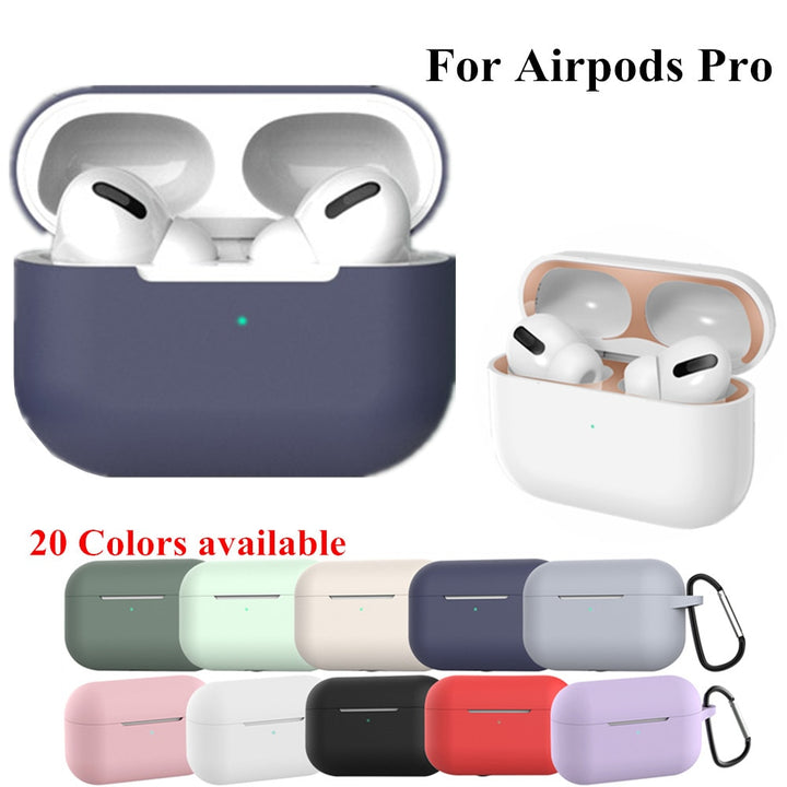 Silicone Cover Case For apple Airpods Pro Case sticker Bluetooth Case for airpod 3 For Air Pods Pro Earphone Accessories skin freeshipping - Etreasurs