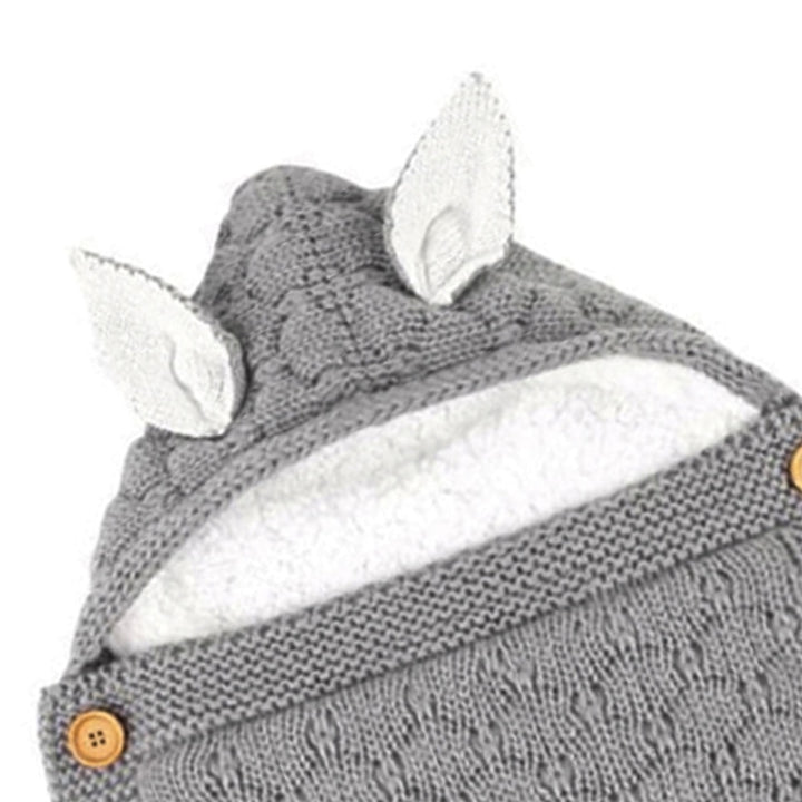 Baby Sleep Bag Newborn Sleepsack Warm Knitted Stroller Sleep Sack Toddler Knit Swaddling Blanket  for 1-12Months freeshipping - Etreasurs