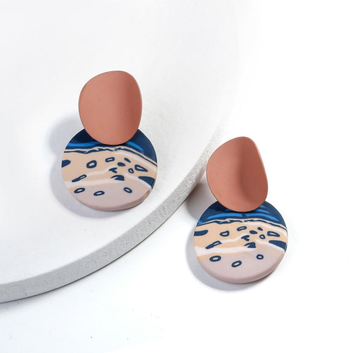 AENSOA Unusual Polymer Clay Drop Earrings 2021 Trendy Pendant Clay Earrings Cute Dangle Earring Gift for Women Fashion Jewelry freeshipping - Etreasurs