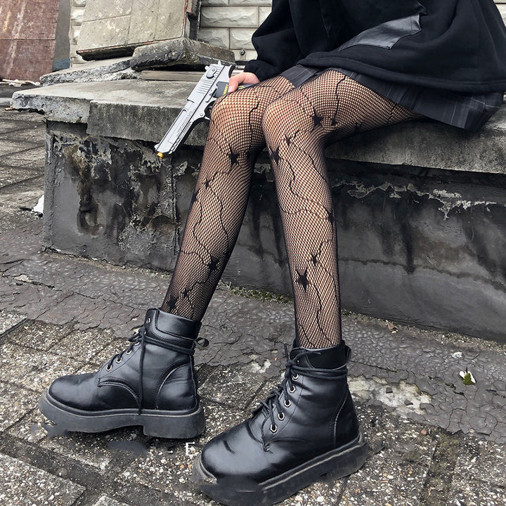 Hot Selling Women's Long Sexy Fishnet Stockings Fish Net Pantyhose Mesh Nylon Tights Lingerie Skin Thigh High Stocking Hosiery freeshipping - Etreasurs