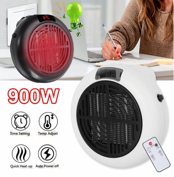 900w Mini Portable Electric Heater Desktop Heating Warm Air Fan Home Office Wall Handy Air Heater Bathroom Radiator Warmer Fan freeshipping - Etreasurs