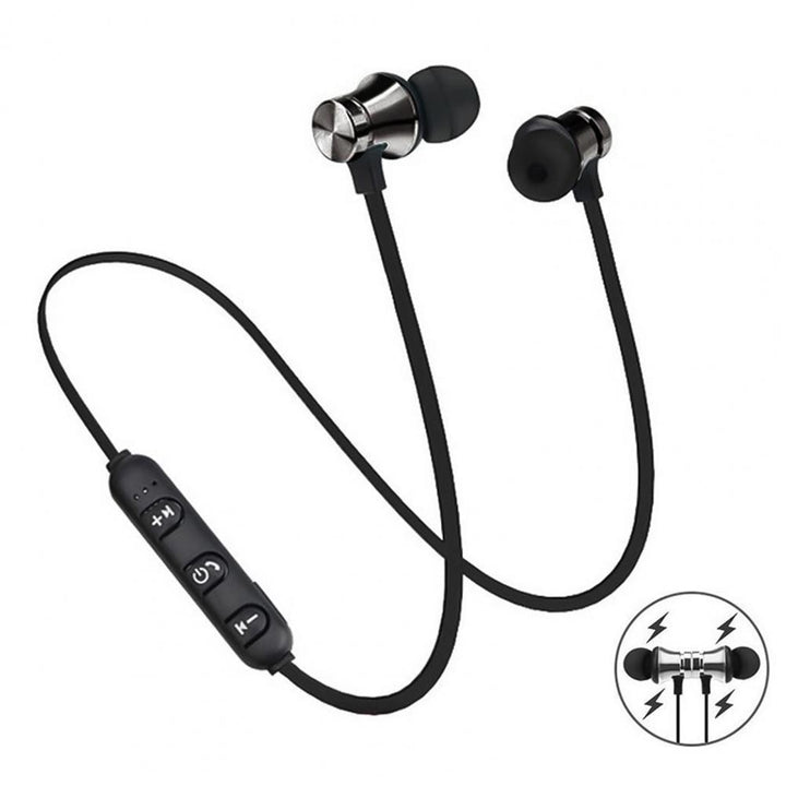 Magnetic Wireless Bluetooth Earphone Stereo Sports Waterproof Earbuds Wireless in-ear Headset with Mic freeshipping - Etreasurs