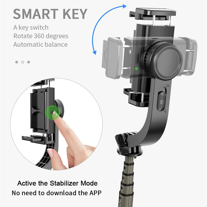Phone Stabilizer Video Record Universal Handheld Gimbal Smartphone Stabilizers Wireless Bluetooth Selfie Stick Vlog Live Stream freeshipping - Etreasurs
