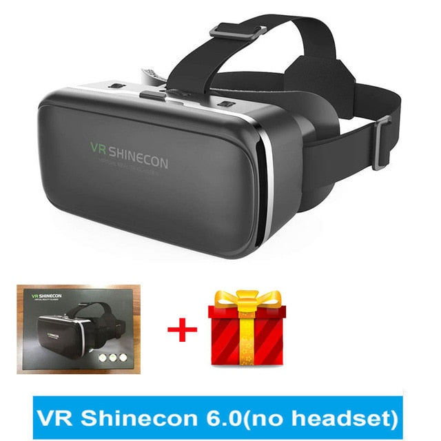 Original VR shinecon 6.0 Standard edition and headset version virtual reality 3D VR glasses headset helmets Optional controller freeshipping - Etreasurs