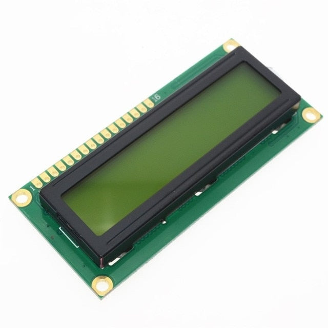 1PCS LCD1602 1602 module green screen 16x2 Character LCD Display Module.1602 5V green screen and white code for arduino freeshipping - Etreasurs