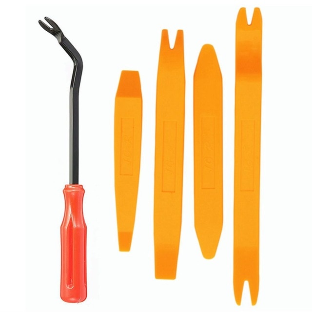 Auto Door Clip Panel Trim Removal Tool Kits Navigation Disassembly Seesaw Car Interior Plastic Seesaw Conversion Tool 4/10 Sets freeshipping - Etreasurs