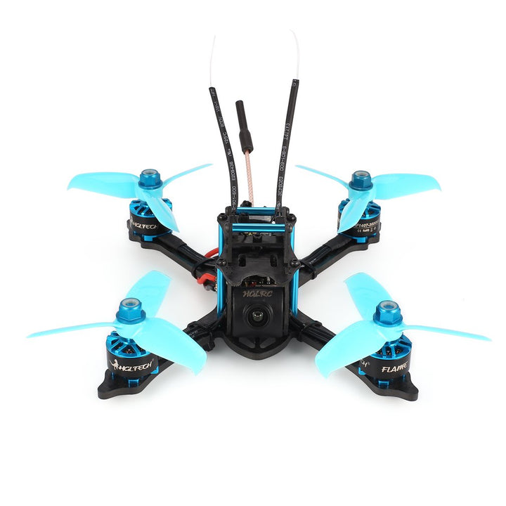 HGLRC XJB-145MM FPV Racing Drone with OSD Omnibus F4 28A 2-4S Blheli_S ESC 25/100/200/350mW Switchable VTX BNF Version freeshipping - Etreasurs
