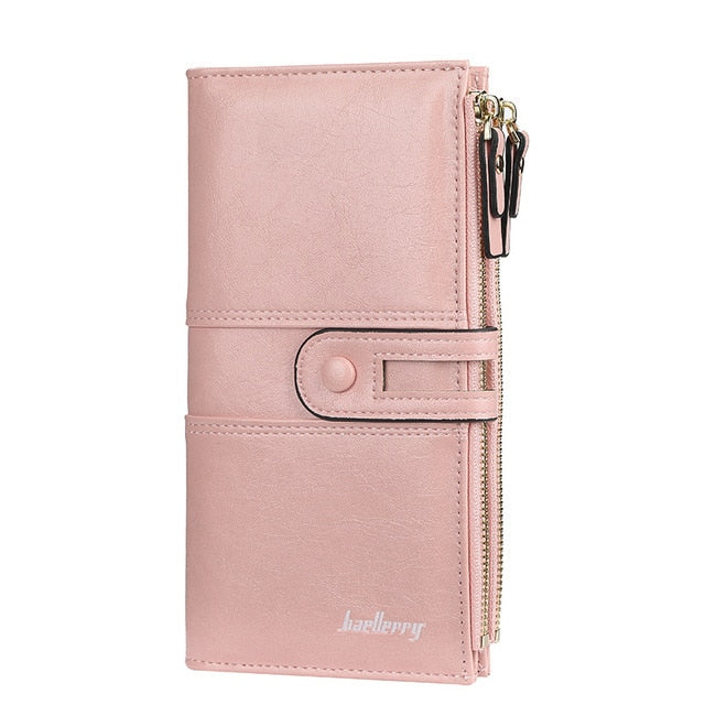 2020 Name Engrave Women Wallets Fashion Long Leather Top Quality Card Holder Classic Female Purse  Zipper Brand Wallet For Women freeshipping - Etreasurs