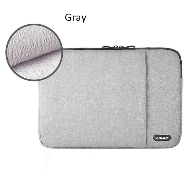 KALIDI Laptop Bag Sleeve 11.6 12 13.3 14 15.6 inch Notebook Sleeve Bag For Macbook Air Pro 13 15 Dell Asus HP Acer Laptop Case freeshipping - Etreasurs