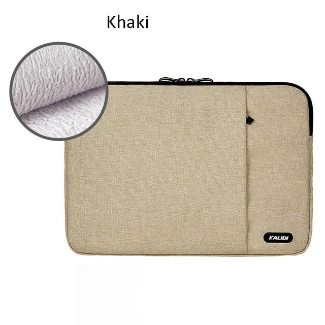 KALIDI Laptop Bag Sleeve 11.6 12 13.3 14 15.6 inch Notebook Sleeve Bag For Macbook Air Pro 13 15 Dell Asus HP Acer Laptop Case freeshipping - Etreasurs