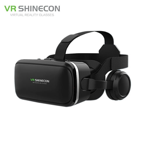 Shinecon 6.0 Virtual Reality Smartphone 3D Glasses VR Headset Stereo Helmet VR Headset with Remote Control for IOS Android freeshipping - Etreasurs