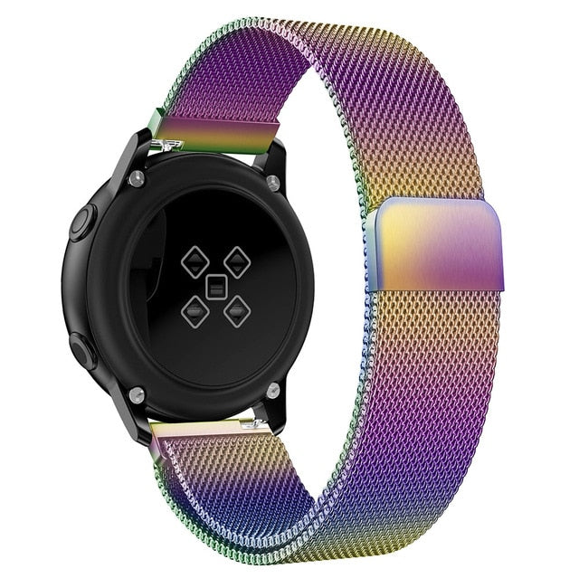 Milanese Loop Bracelet for Samsung Galaxy Watch Active 2 44mm Band Stainless Steel 20mm for Galaxy Active 2 Strap 40mm Case freeshipping - Etreasurs