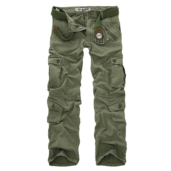 Hot sale free shipping men cargo pants camouflage  trousers military pants for man 7 colors freeshipping - Etreasurs