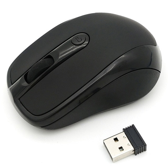 USB Wireless mouse 2000DPI Adjustable Receiver Optical Computer Mouse 2.4GHz Ergonomic Mice For Laptop PC Mouse freeshipping - Etreasurs