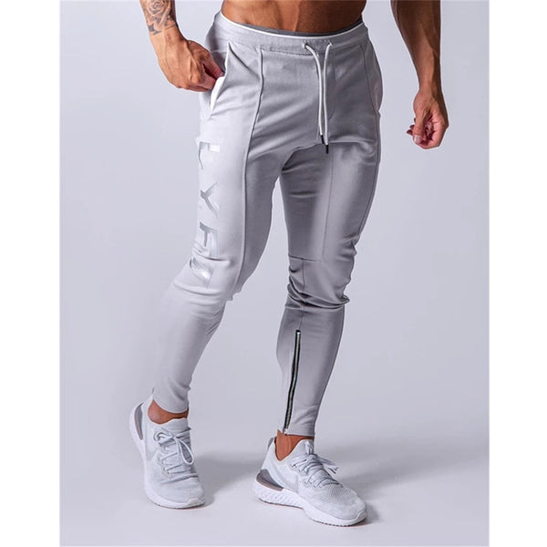 Sports pants men's jogger fitness sports trousers new fashion printed muscle men's fitness training pants freeshipping - Etreasurs