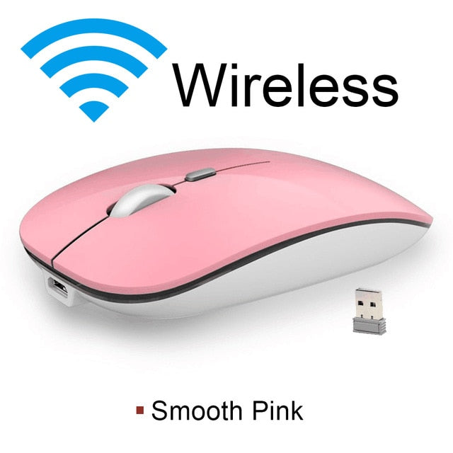 Wireless Mouse Bluetooth Rechargeable Mouse Wireless Computer Silent Mause Ergonomic Mini Mouse USB Optical Mice For PC laptop freeshipping - Etreasurs