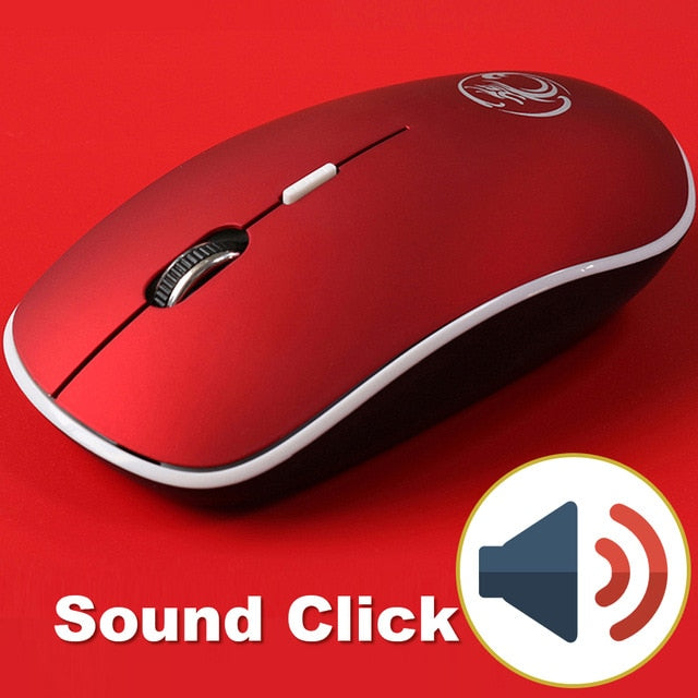 iMice Wireless Mouse Silent Computer Mouse 1600 DPI Ergonomic Mause Noiseless Sound USB PC Mice Mute Wireless Mice for Laptop freeshipping - Etreasurs