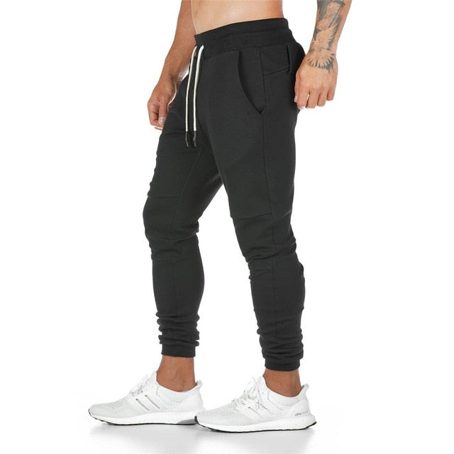 Joggers Sweatpants Men Casual Pants Solid Color Gyms Fitness Workout Sportswear Trousers Autumn Winter Male Crossfit Track Pants freeshipping - Etreasurs