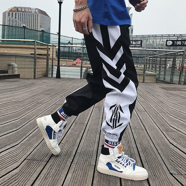 Streetwear Hip hop Joggers Pants Men Loose Harem Pants Ankle Length Trousers Sport Casual Sweatpants White Techwear freeshipping - Etreasurs