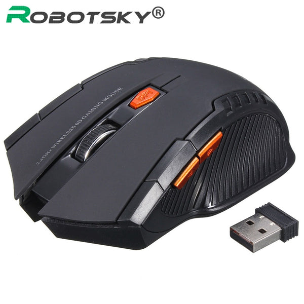 2.4GHz Wireless Optical Mouse Gamer New Game Wireless Mice with USB Receiver Mause for PC Gaming Laptops freeshipping - Etreasurs