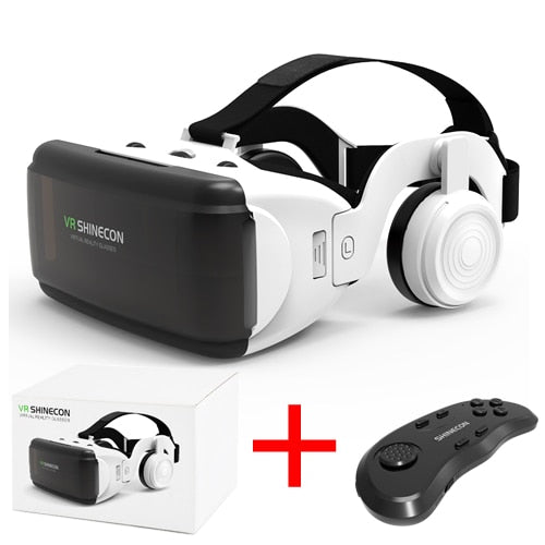 New VR glasses Shinecon Pro Virtual reality 3D VR glasses Goggle Cardboard headset virtual glasses for smart phones ios Android freeshipping - Etreasurs