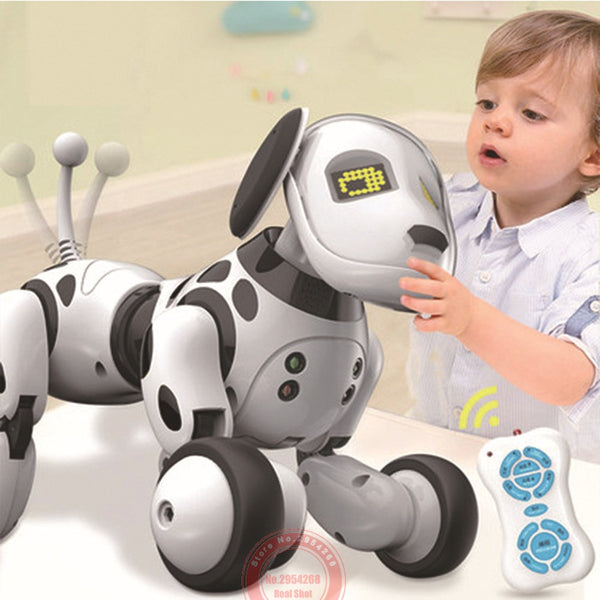 Programable 2.4G Wireless Remote Control Smart animals toy robot dog  remote control toys kids toys Electronic toys робот собака freeshipping - Etreasurs