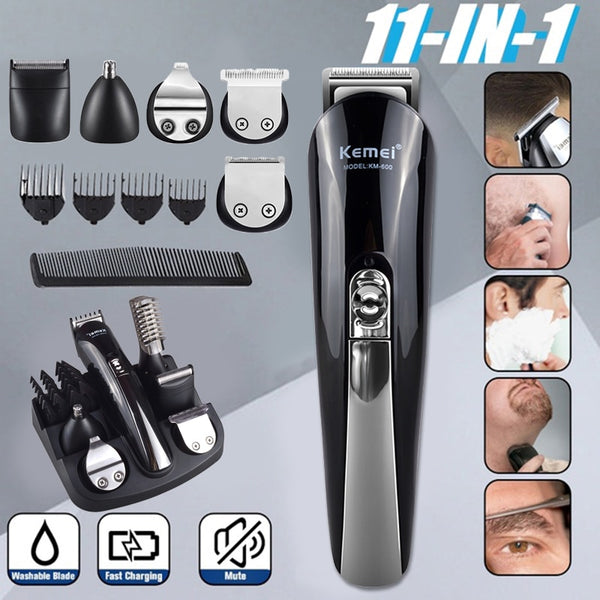 Kemei 11 in 1 Multifunction Hair Clipper professional hair trimmer electric Beard Trimmer hair cutting machine trimer cutter 5 freeshipping - Etreasurs