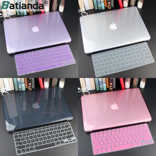 Crystal Hard Case For Macbook Air 13 Retina Pro 13 15 16 2020 A2289 A2159 Hard Cover With Free Keyboard Cover A1466 A2338 A1932 freeshipping - Etreasurs