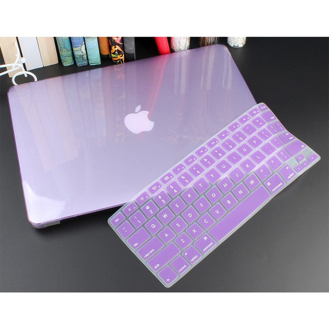 Crystal Hard Case For Macbook Air 13 Retina Pro 13 15 16 2020 A2289 A2159 Hard Cover With Free Keyboard Cover A1466 A2338 A1932 freeshipping - Etreasurs
