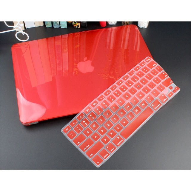 Crystal Hard Case For Macbook Air 13 Retina Pro 13 15 16 2020 A2289 A2159 Hard Cover With Free Keyboard Cover A1466 A2338 A1932 freeshipping - Etreasurs