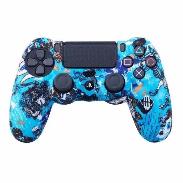 PS 4 Silicone Case Camo Cover Protective Skin For Sony Playstation 4 Dualshock 4 DS4 PS4 Pro Slim Controller Accessories freeshipping - Etreasurs