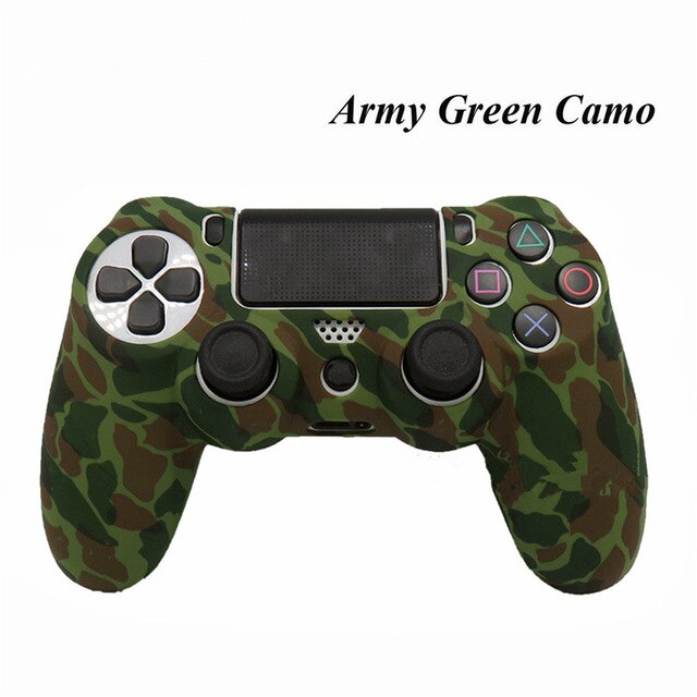 PS 4 Silicone Case Camo Cover Protective Skin For Sony Playstation 4 Dualshock 4 DS4 PS4 Pro Slim Controller Accessories freeshipping - Etreasurs