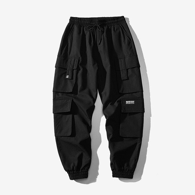 Streetwear Mens Hip Hop Jogging Pants Casual Men Trousers Big Size Loose Sweatpants Male 2020 New Multi Pocket Harem Pants 5XL freeshipping - Etreasurs