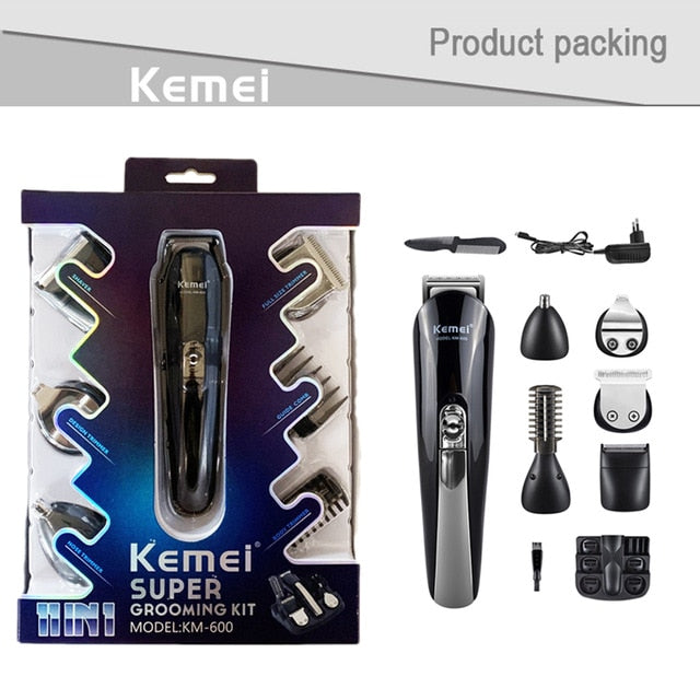 Kemei 11 in 1 Multifunction Hair Clipper professional hair trimmer electric Beard Trimmer hair cutting machine trimer cutter 5 freeshipping - Etreasurs