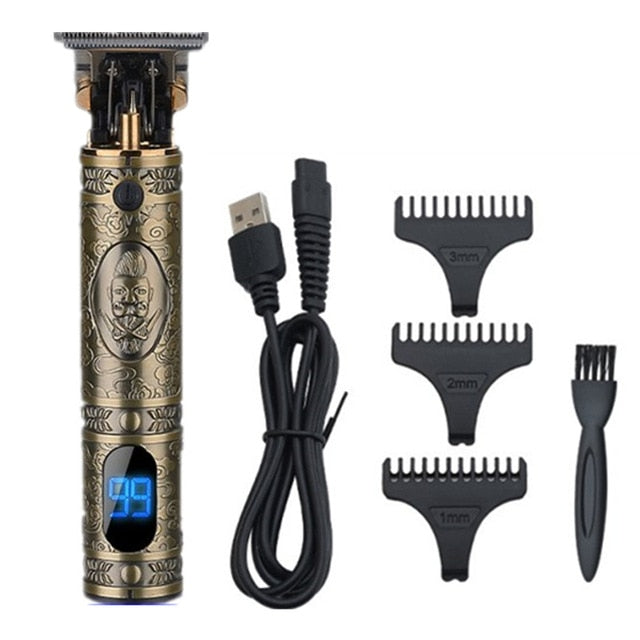 USB rechargeable ceramic Trimmer barber Hair Clipper Machine hair cutting Beard Trimmer Hair Men haircut Styling tool freeshipping - Etreasurs
